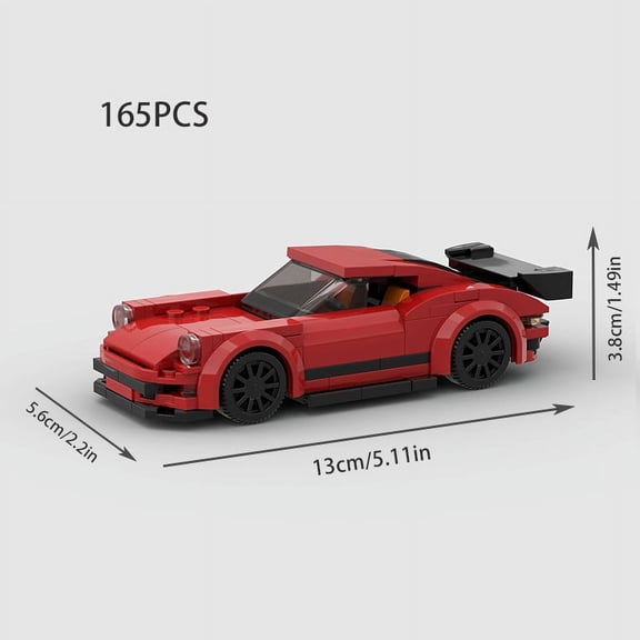 2025 New MOC Turbo City Technical Car Speed Champion Sports Racing Vehicle Racer Building Blocks Educational Toys Friends Gift