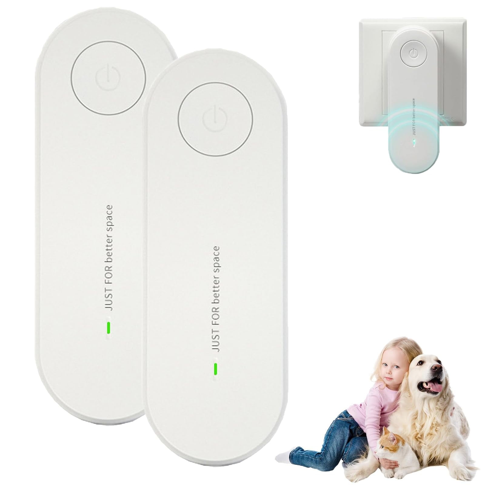 2025 New Magair Air Purifiers Plug In, Silent Filterless Design/360° Coverage, Pollutants for Bedrooms, Toilets, Pet Room (3pcs)
