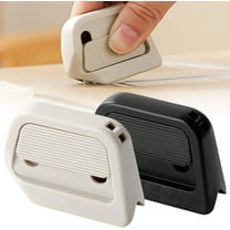 2025 New Magnetic Retractable Box Cutter, Upgrade Auto-Retract Utility Knives with Safety Ceramic Blades & Right Angle Groove, Portable Fridge-Friendly Package Opener for Cardboard