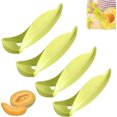 thumbnail image 1 of 2025 New Melon Cutting Tool,Multifunctional Cantaloupe & Watermelon Slicer Peeler, Portable Cube Fruit Cutter Knife for Home, Party, Camping, Kitchen Gadget, Easy Fruit Divider Tool (4PCS), 1 of 8