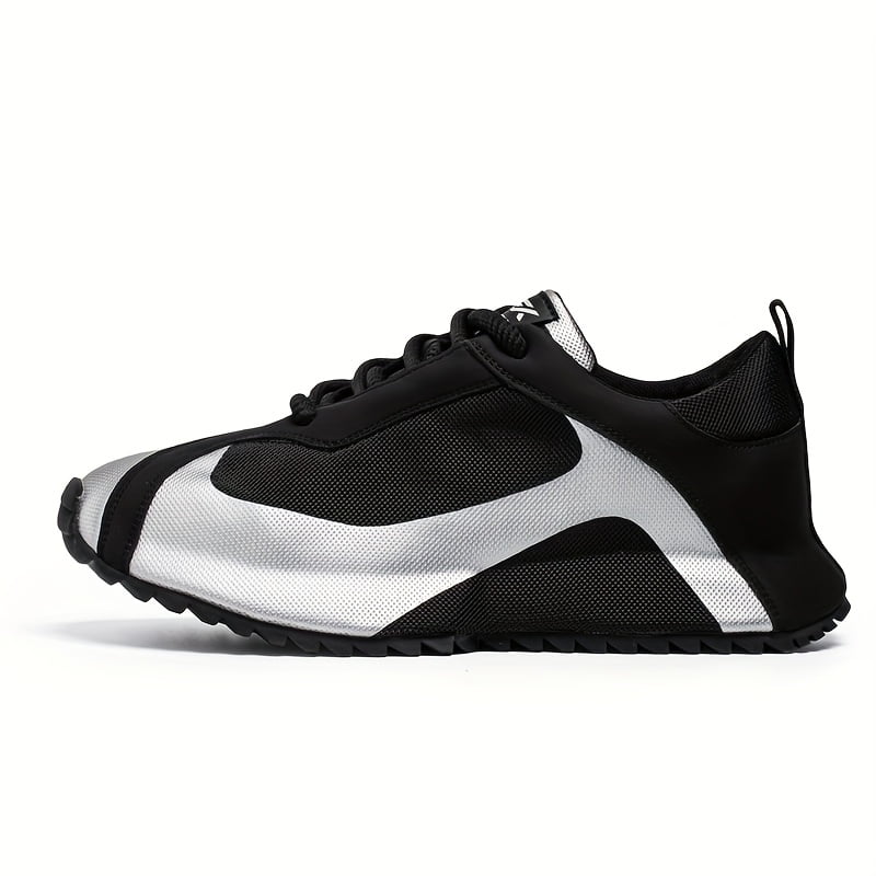 Perfect-2026 New Men'S All-Season Low-Top Casual Sneakers - Durable Outdoor Hiking & Daily Wear Shoes, Sleek Sporty Design, Fabric ， Breathable Fabric & Synthetic Upper, Thick Cushioned PVC Sole for