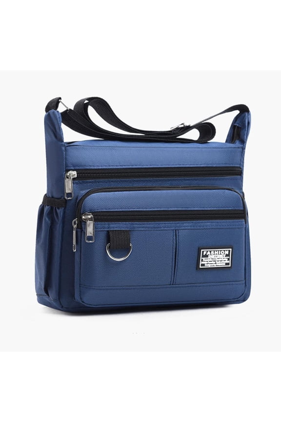 2025 New Men's Bag Large acity Casual Busin Men's Single lti layer BaÑÑ H9Z2