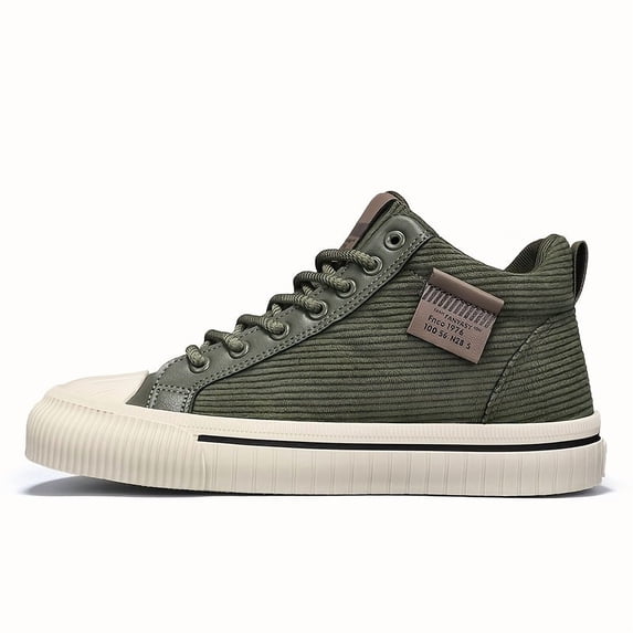 2025 New Men's Thick-Soled Fashion Casual Shoes Korean Style Mid-Top Sneakers for All Seasons