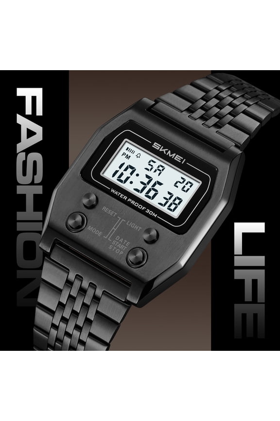 2025 New Men's Watches Multi Function Sports Outdoor Waterproof Military Watch Shockproof LED Alarm Clock Stopwatch