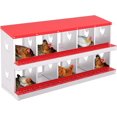thumbnail image 1 of 2025 New Metal Chicken Nesting Boxes, Heavy-Duty Galvanized Steel Egg Laying Box with 6,8,10 Compartments, Rustproof, Easy to Install & Clean, Wall-Mountable Design for Poultry Coops, 1 of 6