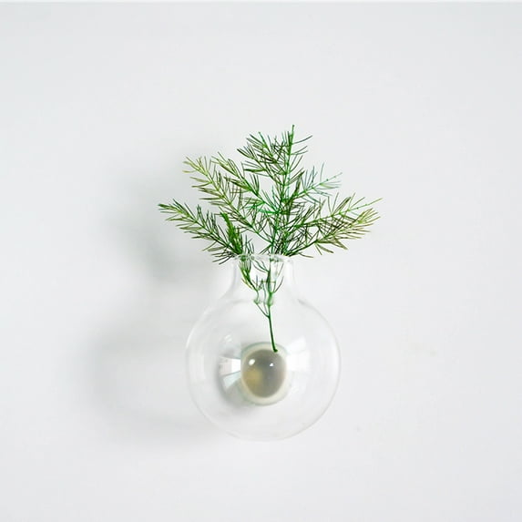 2025 New Mini Bud Vases for Fridge - Glass Flower Vases, Cute 3D Tiny Vase for Refrigerator, Kitchen, Office & Locker Decoration