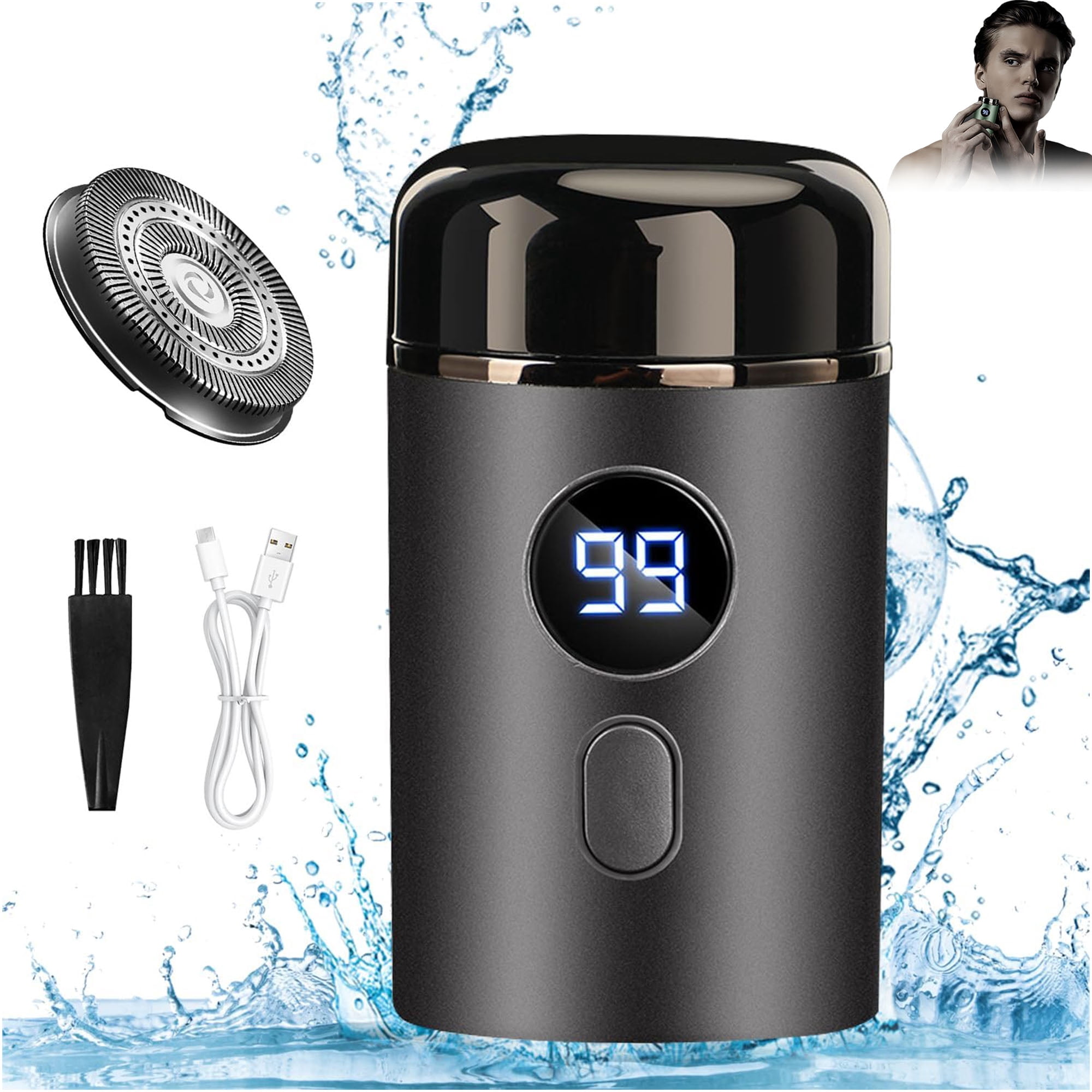 Mini Shaver Razor Usb 2025 New Mini Carry-On Electric ShaverUnisex Mini Portable Electric ...