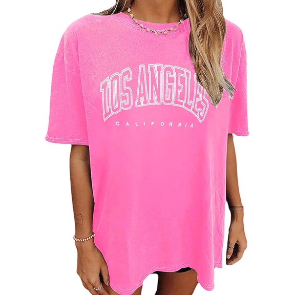 [2025 New Model]Zoyami Womens Oversized T Shirt Graphic Tee Casual Summer Loose Short Sleeve TopHip-hop street style