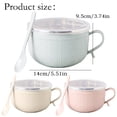 thumbnail image 1 of 2025 New Mug Meals with Lid, Ceramic Food Mug for Coffee, Soup, Stew, Cereal, Home, Office, Travel & Daily Meal Use, 1 of 9