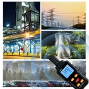 2025 New Multi Nuclear Radiation Geiger Counter Radiation Radiation Dosimeter with LCD Display Portable Handheld Beta Gamma X-ray Rechargeable Radiation Monitor Meter