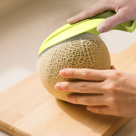 2025 New Multifunctional Cantaloupe Cutting Tool Watermelon Splitter Fruit Cuber Effortlessly Cuts Into Portable Cubes Ideal For Family Gatherings Camping And Outdoor Activities