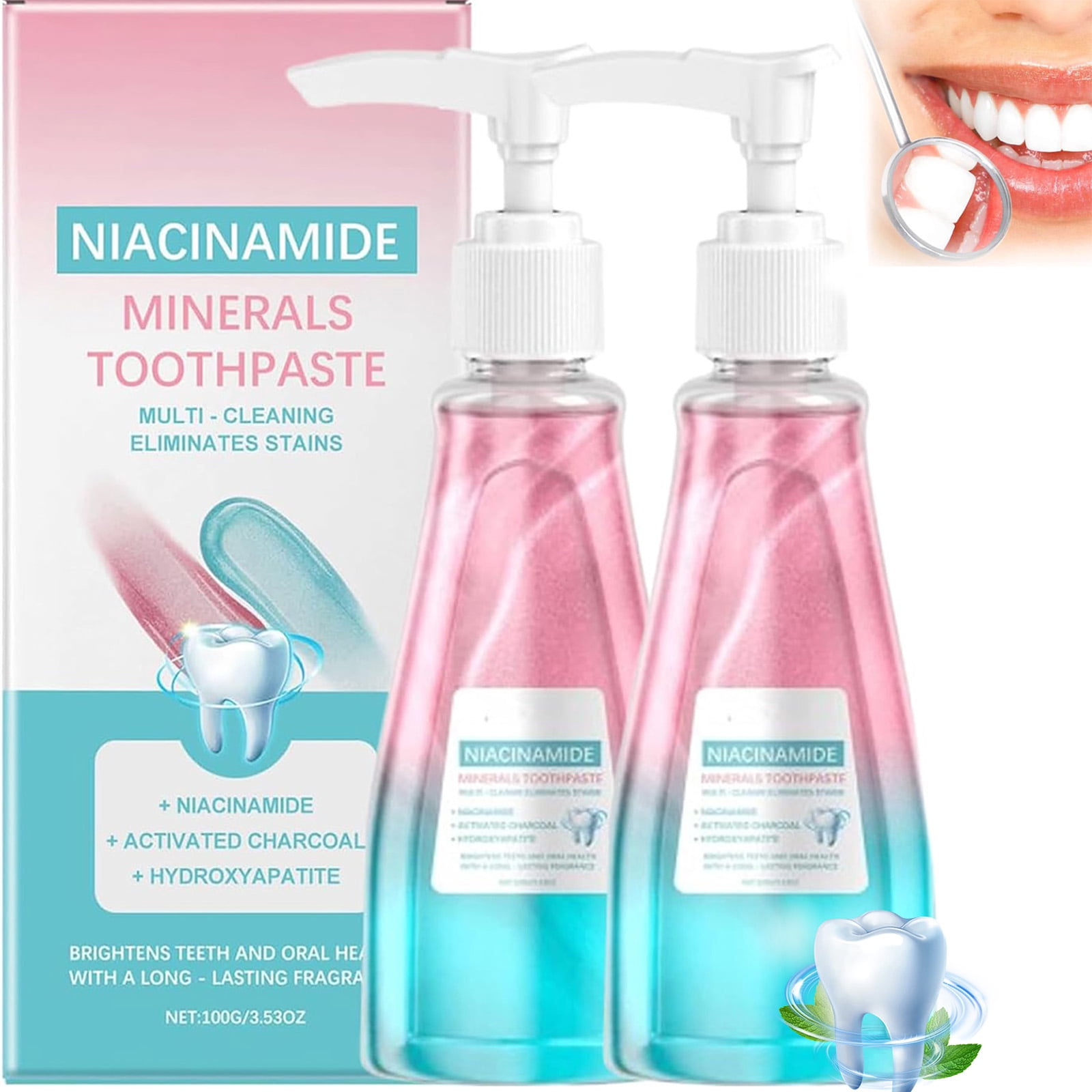 2025 New Niacinamide Toothpaste, Niacinamide Whitening Toothpaste ...