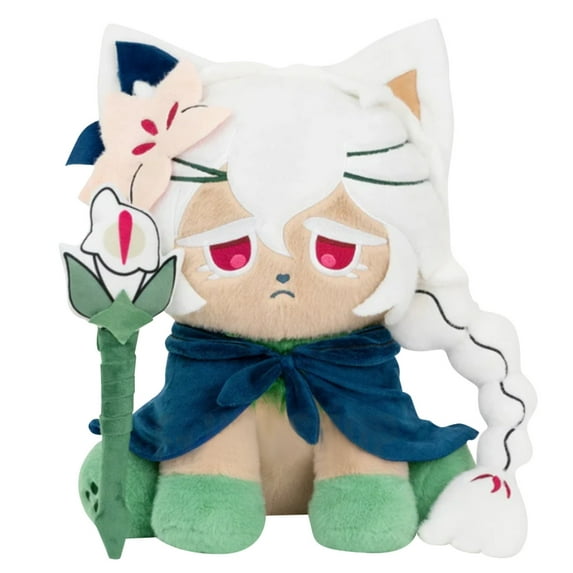 2025 New Official White Lily Cookie Meow Plush - 9.84 Inch Cookie Run Kingdom Stuffed Collectible Cute Plushies Stuffed Toys