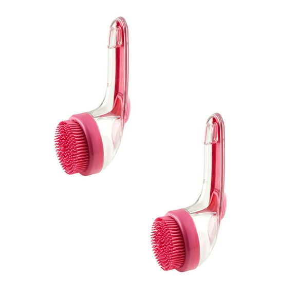 2025 New Pet Bath Brush, Dog Scrubber for Bath, 2 in 1 Dog Bath Brush with Built-in Shampoo Dispenser, Pet Wash Brush for Bathing Dog Grooming Massage Brush for Long Short Haired Dogs Cats Shower