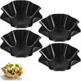 thumbnail image 1 of 2025 New Petal Shape Carbon Steel Baking Bowl, Taco Bowl Shell Maker, Nonstick Tortilla Bowl Maker, Craft Perfect Taco Bowls & Salad Shells for Home Cooking & Entertaining, 6/8 Petals(8 petals,4pcs), 1 of 8