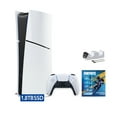thumbnail image 1 of 2025 New PlayStation 5 Slim Upgraded 1.8TB Digital Edition Fortnite Flowering Chaos Bundle and Mytrix Controller Charger - White, Slim PS5 1.8TB PCIe SSD Gaming Console, 1 of 9