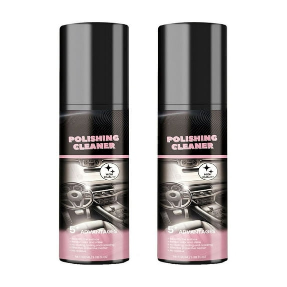 2025 New Polishing Cleaner Car Interior - Restore to Factory Like Condition Interior Detailer - 100ml Polishing Cleaner for Car Interior Detailing、Rubber、Leather