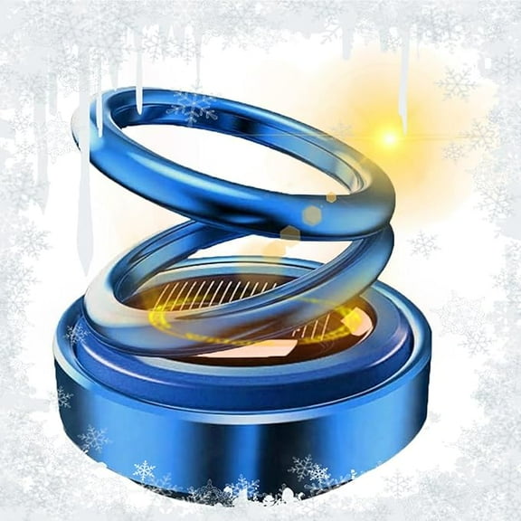 2025 New Portable Kinetic Molecule Heater,Solar Car Aroma Jewelry,Portable Kinetic Heater,Car Kinetic Molecule Heater(Blue)