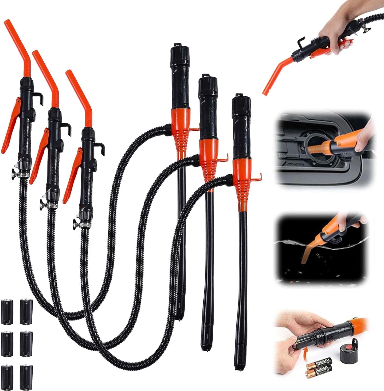 2025 New Portable Power Battery Pump for Gas, Battery Operated Electric