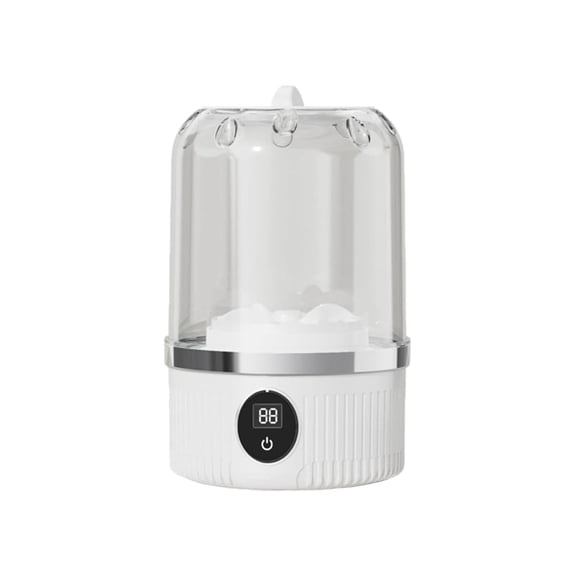 2025 New Portable Ultrasonic Mini Washing Machine Rechargeable Travel Laundry Solution for Underwear, Compact Design for Apartments, Dorms, RVs, and Camping White