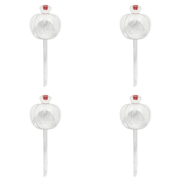 Watering Globes, 2025 New Top Fill Self Watering Planter Insert, Pumpkin Shape Automatic Watering Globe for Indoor Outdoor Water Bulbs Slow Release, Water Globes Decorative