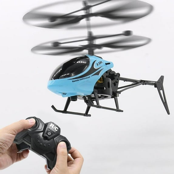 2025 New! RC Helicopter, 2.4 GHz High and Low 2 Speed Up and Down Flying with One Key Take-Off/Landing,2-Channel Kids Remote Helicopter with LED Light, Helicopter Flying Toys