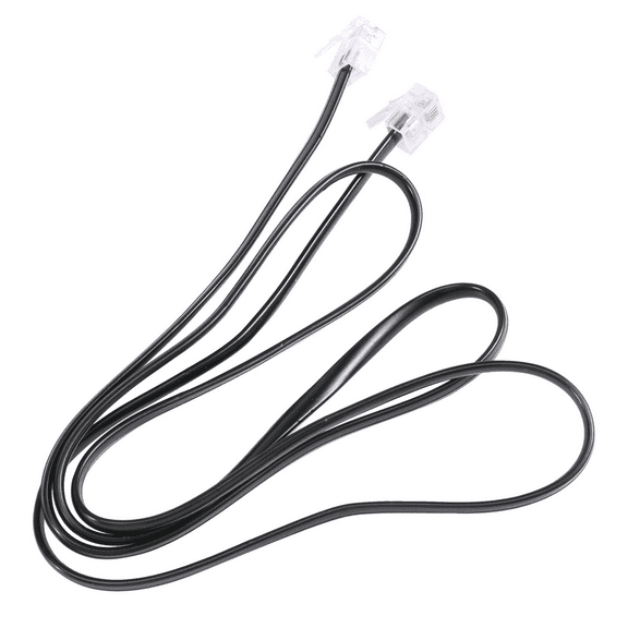 2025 New! RJ11 6P4C Telephone Cable Cord ADSL Modem 1 Meters