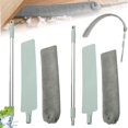 thumbnail image 1 of 2025 New Retractable Gap Dust Cleaning Artifact,Flat Duster for Under Appliances Bendable Microfiber Duster,Gap Dusters Under Fridge Cleaning Tool, 1 of 6