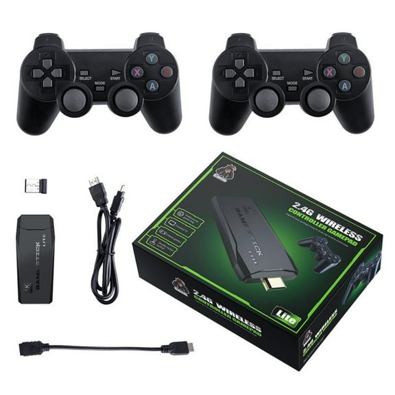 2025 New Retro Play Machine with 20000+ Plays, 4K HDMI Output, 18 Classic Emulators, Dual 2.4G Wireless Controllers - Plug & Play Video Play Stick (64GB)