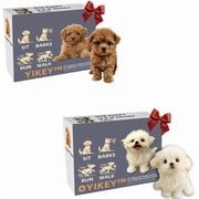 2025 New Robot Dog, Robot Puppy That Acts Like A Real Puppy, Nicoo - My Realistic Robotic Puppy, Nico DogRobot for Adults,Walking, Barking, Tail Wagging,GiftTeddy&Bichon Frise