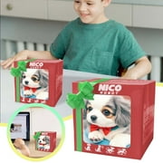 2025 New Robot Dog, Robot Puppy That Acts Like A Real Puppy, Nicooo - My Realistic Robotic Puppies, Nicooo DogRobot for Adults, Ai Niccoo RobotDog - Walking, Barking, Tail Wagging (Gray 2.0)