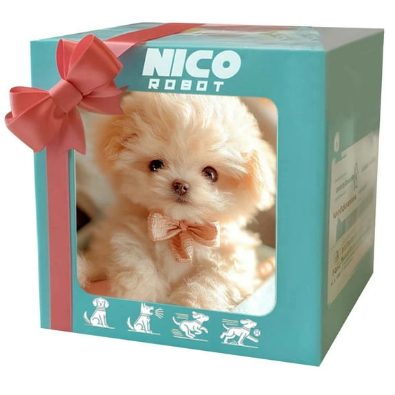 2025 New Robot Dog, Robot Puppy That Acts Like A Real Puppy, Nicoo - My Realistic Robotic Puppy, Nico DogRobot For Adults - Walking, Barking