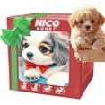 Perro Robot Interactivo Nicoo - Realista, Camina, Ladra, Mueve La Cola, Tamaño Pequeño, Color Dorado