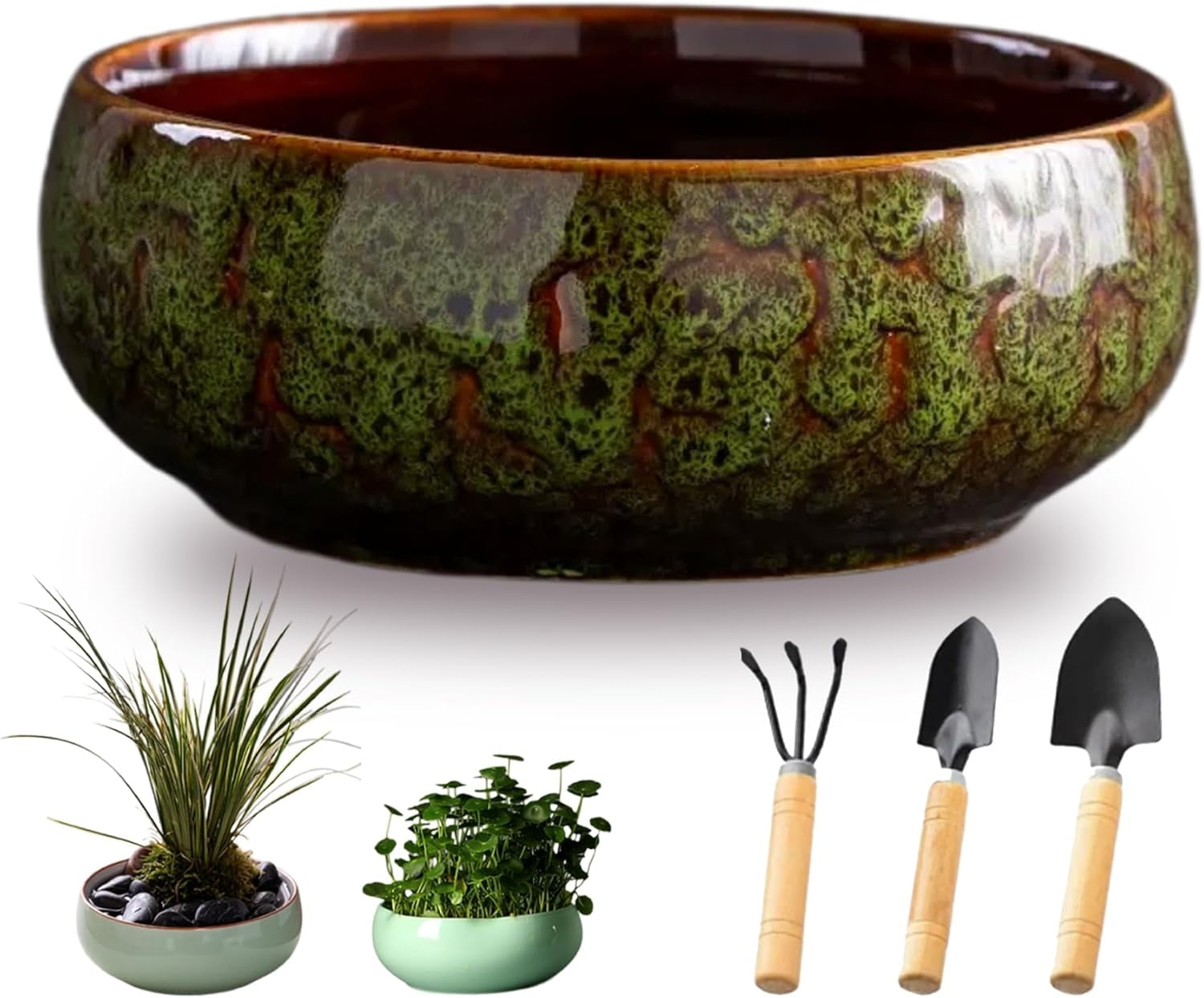 2025 New The Sacred Bonsai Bowl Lotus Flower Seeds Lotus Bowl Planter 2025 New Sacred Bonsai Bowl Lotus Flower Seeds Lotus Bowl Planter Lotus Seeds Planting Water Ceramic Pots Plants Leak Resistant Versatile Plants Fish F345e5a2 1455 4422 A469 12552a687172.282eaf6b192f5e188443ff85e06cd68a
