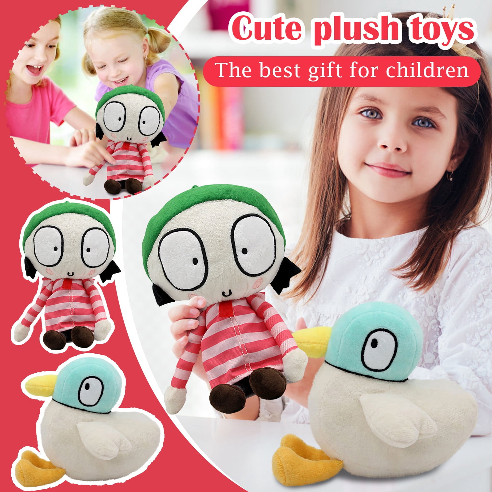 2025 New Sarah And Duck Plushies Cute Anime Stuffed Animals 7 Soft 2025 new sarah and duck plushies cute anime stuffed animals 7 soft