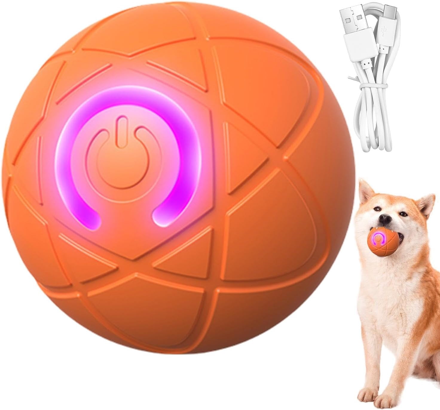 Interactive Shaky Ball Vibrating Ball Dog Toy With LED Light   Motion-Activated Shaky Ball For Interactive Play Interactive Shaky Ball Toy  For Dogs