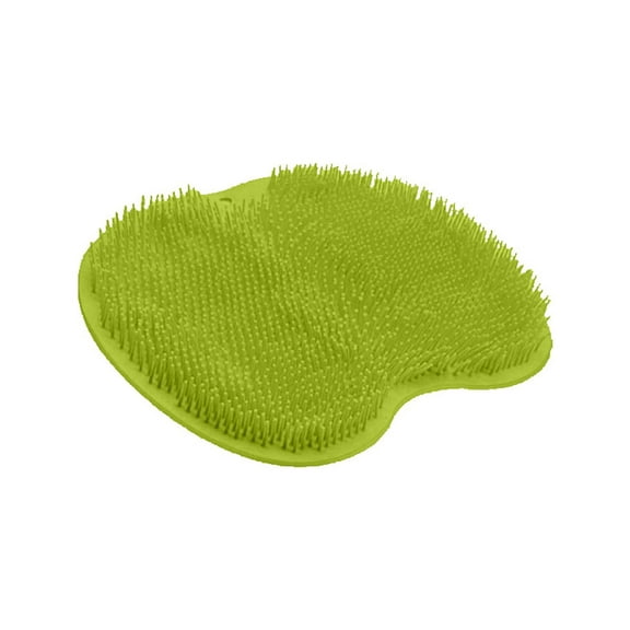 2025 New Shower Foot Scrubber Mat with Non- Suction Cups - Wall Mounted Back Washer Exfoliating Bath Wash Pad Foot Massage Cleaning Pad for Men and Women