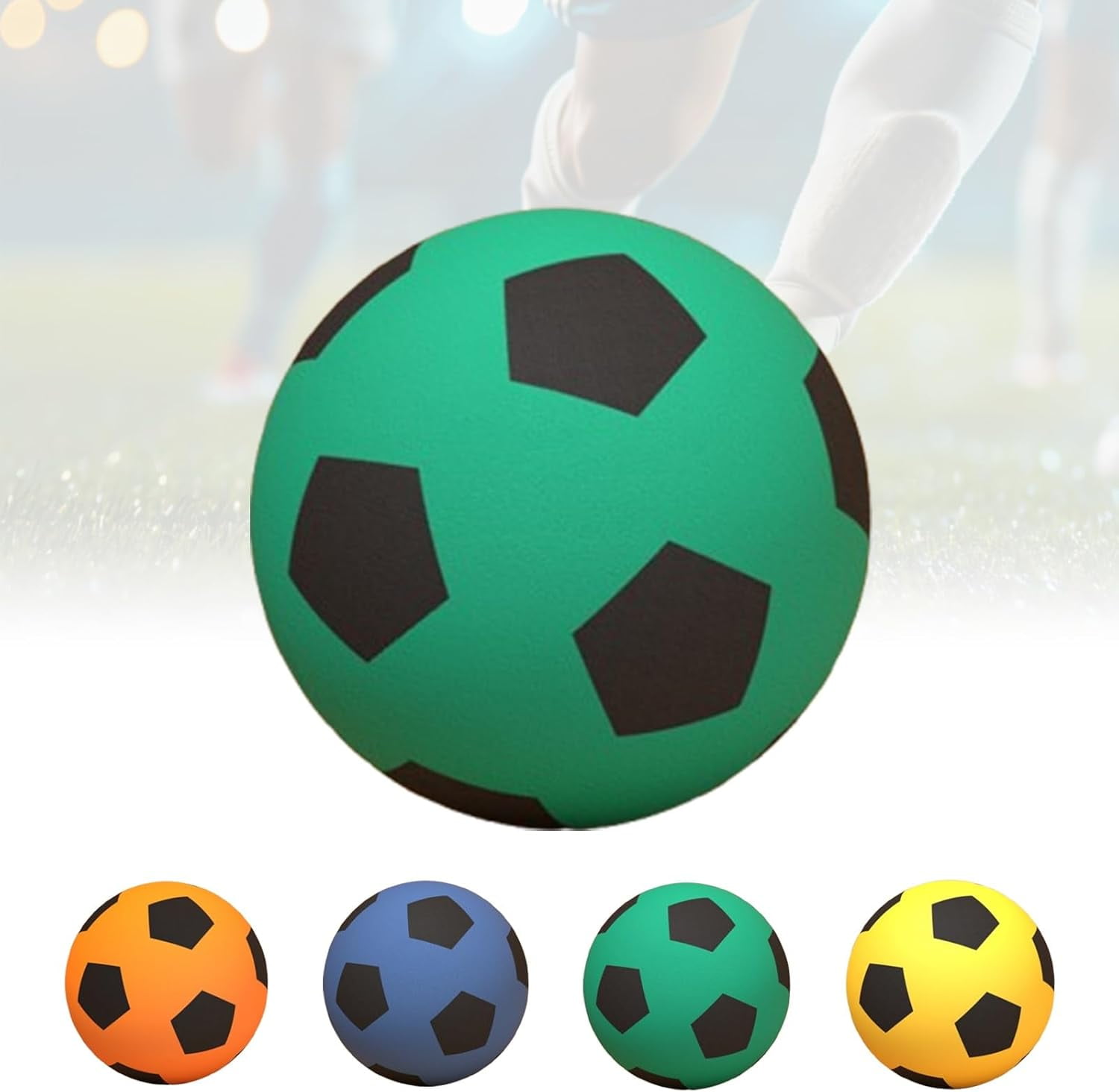 2025 New Silent Soccer Ball Indoor, The House Ball, Fun Bounce Indoor Soccer Ball, Soft Foam