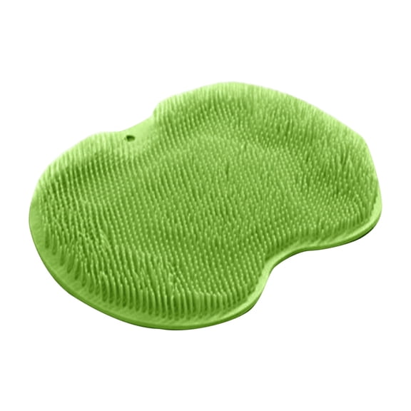 2025 New Silicone Shower Foot Mat, Hands-Free Double Cleansing Foot Massage Pad With Suction Cups, Non-Exfoliating Back Massage & Foot Cleaning Mat For Shower, Skin-Friendly Tpr