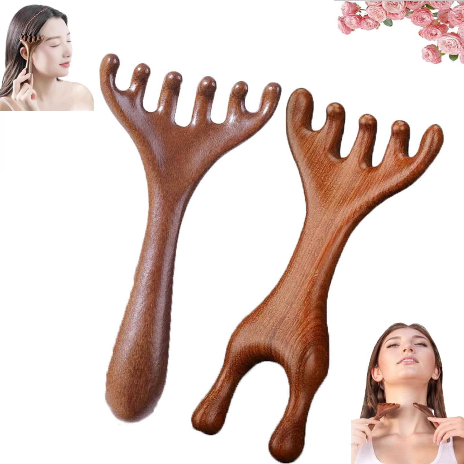 2025 New Six-Claw Meridian Massage Comb, Saludea Five Touch Comb ...