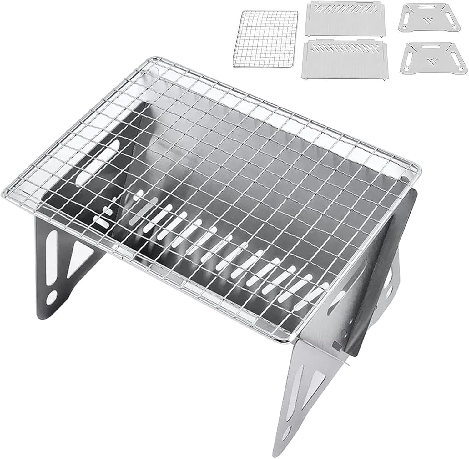 2025 New Slot Grill - Collapsible BBQ Grill for Easy Storage Steel ...