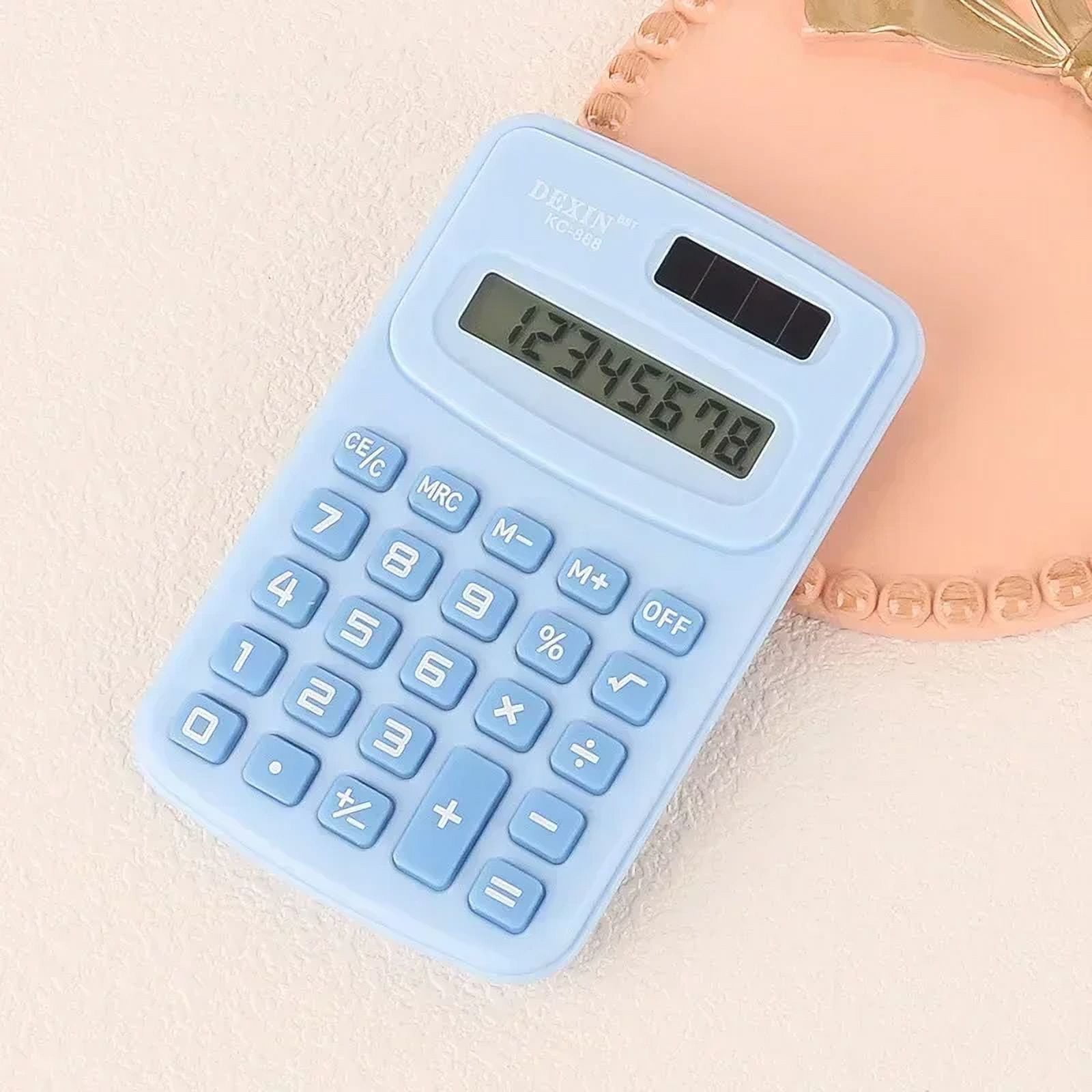 2025 New Small Calculator Silent Calculator Mini Version Learning Auxiliary Portable Calculator