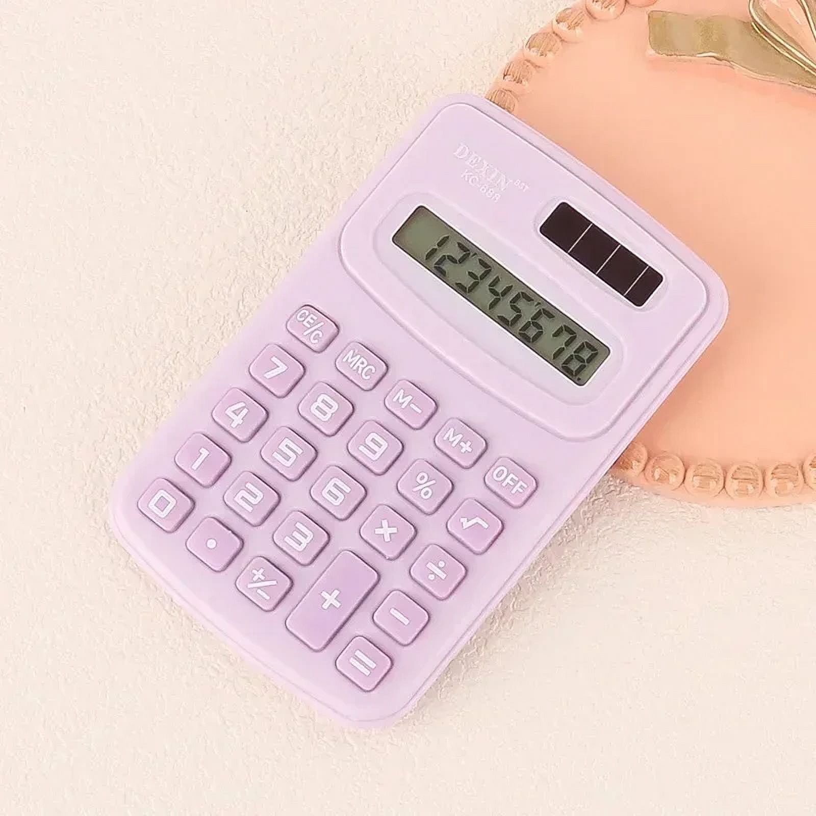 2025 New Small Calculator Silent Calculator Mini Version Learning Auxiliary Portable Calculator