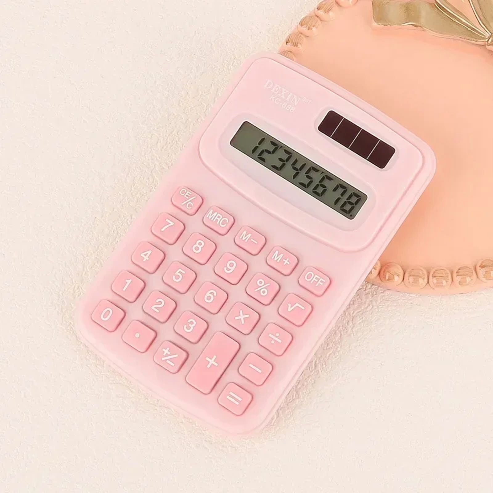 2025 New Small Calculator Silent Calculator Mini Version Learning Auxiliary Portable Calculator