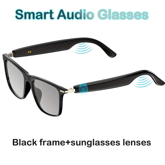 2025 New Smart Glasses, IP68 waterproof & sweatproof, long battery life, wireless phone connection, for music, calls, business & sports, ideal gifts