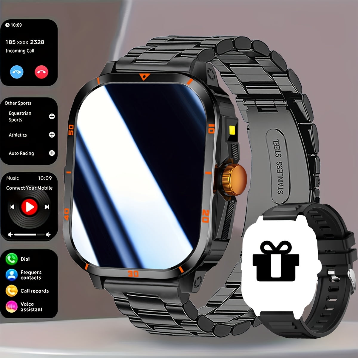 2025 New Smartwatch, Sports Smartwatch - Wireless 5.3, High-definition ...
