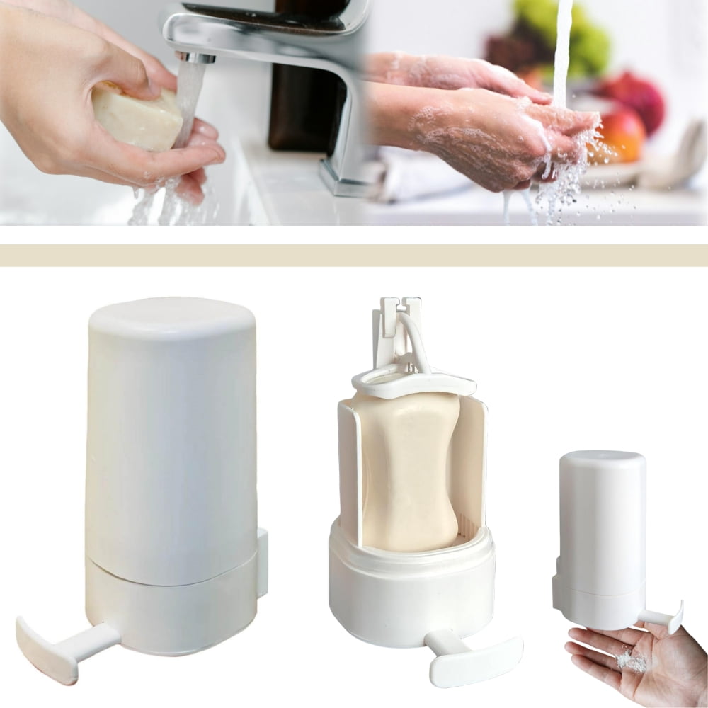 Soap Grind Pro - Tritasapone Manuale Con Dispenser, Regolazione Scaglie, Senza Forare - Foto 6