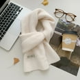 thumbnail image 1 of 2025 New Solid Color Knit Scarf, Soft Yarn Winter Neck Wrap for Women & Students,160*19,1, 1 of 31
