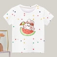 thumbnail image 1 of 2025 New Summer Short Sleeve Shirts for Boys Trendy Round Neck Print Boys T Shirts Skin-Friendly T-Shirts for Girls, 1 of 3