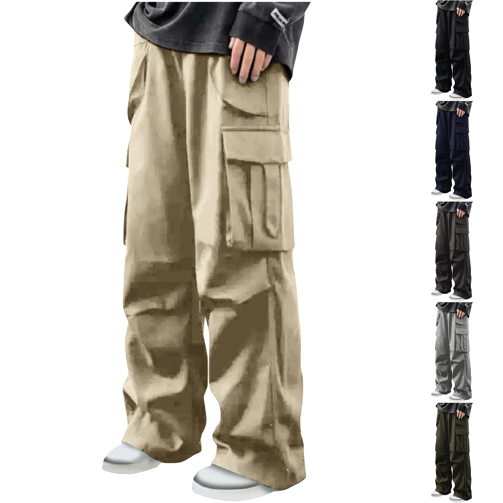 2025 New Sweatpants For Mens Savings Clearance Up To 65 Off Men S Loose Wide Leg Pants Elastic